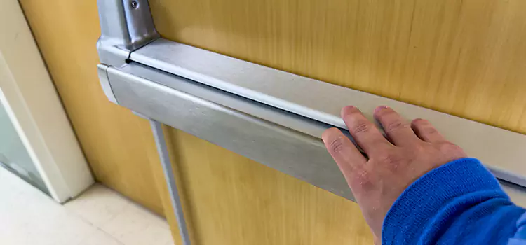 Installing a Push Bar on a Door Omaha
